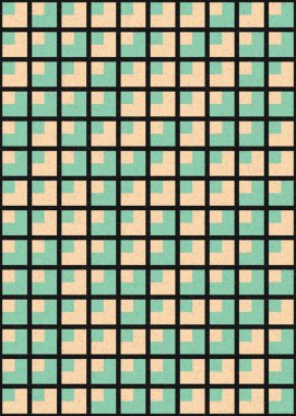 Soyut Geometrik Desen üretken hesaplama sanatı çizimi