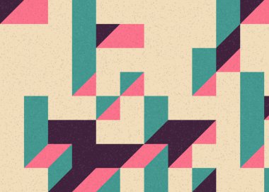 Edward Zajecs 2. Cubo 'nun 1971' deki uygulaması. Esasen 8 taştan oluşan bir Truchet fayans seti ve yerleştirme sanatı illüstrasyonu için kurallar.