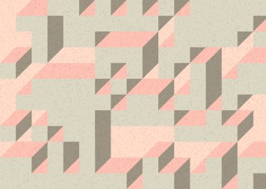 Edward Zajecs 2. Cubo 'nun 1971' deki uygulaması. Esasen 8 taştan oluşan bir Truchet fayans seti ve yerleştirme sanatı illüstrasyonu için kurallar.