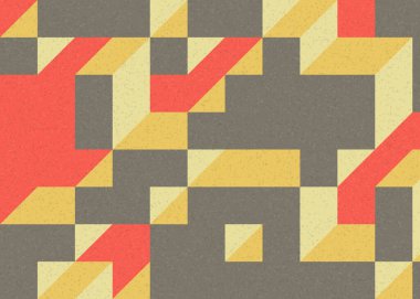 Edward Zajecs 2. Cubo 'nun 1971' deki uygulaması. Esasen 8 taştan oluşan bir Truchet fayans seti ve yerleştirme sanatı illüstrasyonu için kurallar.