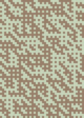 Soyut Geometrik Desen üretken hesaplama sanatı çizimi