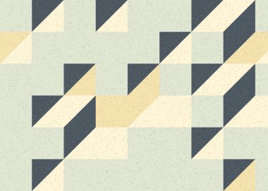 Edward Zajecs 2. Cubo 'nun 1971' deki uygulaması. Esasen 8 taştan oluşan bir Truchet fayans seti ve yerleştirme sanatı illüstrasyonu için kurallar.