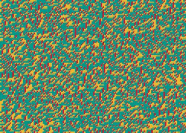 Edward Zajecs 2. Cubo 'nun 1971' deki uygulaması. Esasen 8 taştan oluşan bir Truchet fayans seti ve yerleştirme sanatı illüstrasyonu için kurallar.