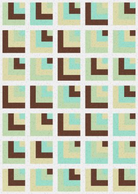 Soyut Geometrik Desen üretken hesaplama sanatı çizimi