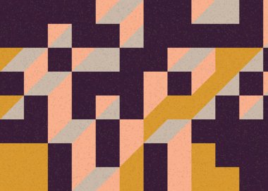 Edward Zajecs 2. Cubo 'nun 1971' deki uygulaması. Esasen 8 taştan oluşan bir Truchet fayans seti ve yerleştirme sanatı illüstrasyonu için kurallar.