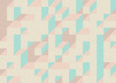 Edward Zajecs 2. Cubo 'nun 1971' deki uygulaması. Esasen 8 taştan oluşan bir Truchet fayans seti ve yerleştirme sanatı illüstrasyonu için kurallar.