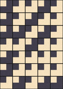 Soyut Geometrik Desen üretken hesaplama sanatı çizimi