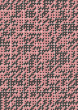 Soyut Geometrik Desen üretken hesaplama sanatı çizimi