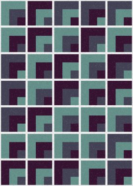 Soyut Geometrik Desen üretken hesaplama sanatı çizimi