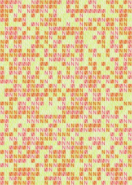 Soyut Geometrik Desen üretken hesaplama sanatı çizimi