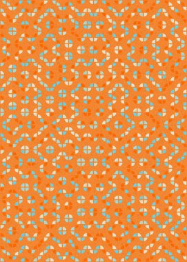 Soyut Geometrik Desen üretken hesaplama sanatı çizimi