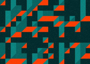 Edward Zajecs 2. Cubo 'nun 1971' deki uygulaması. Esasen 8 taştan oluşan bir Truchet fayans seti ve yerleştirme sanatı illüstrasyonu için kurallar.