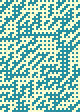 Soyut Geometrik Desen üretken hesaplama sanatı çizimi