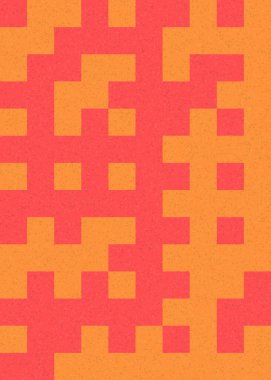 Soyut Geometrik Desen üretken hesaplama sanatı çizimi