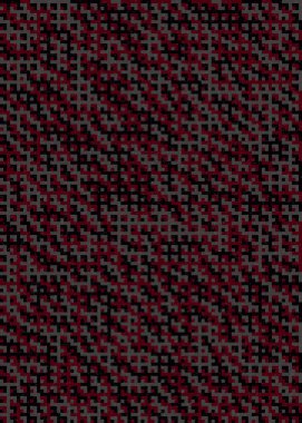 Soyut Geometrik Desen üretken hesaplama sanatı çizimi