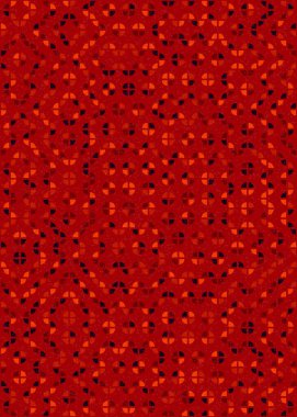 Soyut Geometrik Desen üretken hesaplama sanatı çizimi