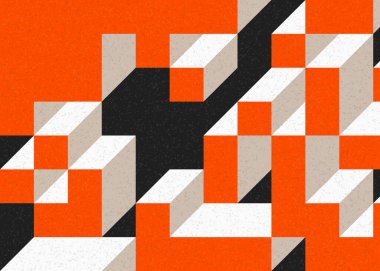 Edward Zajecs 2. Cubo 'nun 1971' deki uygulaması. Esasen 8 taştan oluşan bir Truchet fayans seti ve yerleştirme sanatı illüstrasyonu için kurallar.