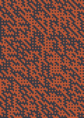 Soyut Geometrik Desen üretken hesaplama sanatı çizimi