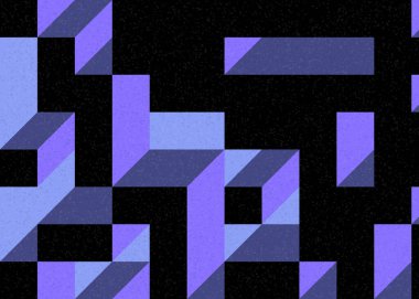 Edward Zajecs 2. Cubo 'nun 1971' deki uygulaması. Esasen 8 taştan oluşan bir Truchet fayans seti ve yerleştirme sanatı illüstrasyonu için kurallar.