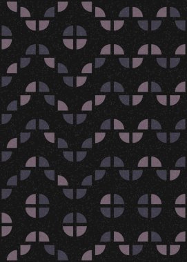 Soyut Geometrik Desen üretken hesaplama sanatı çizimi