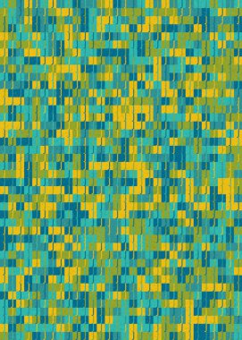 Soyut Geometrik Desen üretken hesaplama sanatı çizimi