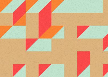 Edward Zajecs 2. Cubo 'nun 1971' deki uygulaması. Esasen 8 taştan oluşan bir Truchet fayans seti ve yerleştirme sanatı illüstrasyonu için kurallar.