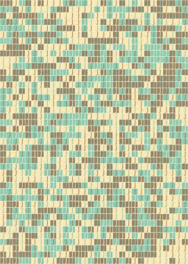 Soyut Geometrik Desen üretken hesaplama sanatı çizimi