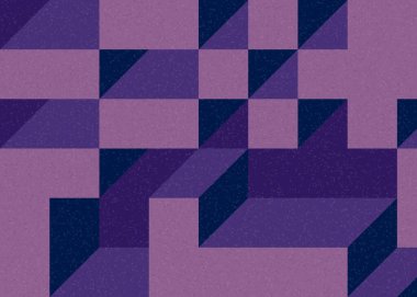 Edward Zajecs 2. Cubo 'nun 1971' deki uygulaması. Esasen 8 taştan oluşan bir Truchet fayans seti ve yerleştirme sanatı illüstrasyonu için kurallar.