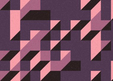 Edward Zajecs 2. Cubo 'nun 1971' deki uygulaması. Esasen 8 taştan oluşan bir Truchet fayans seti ve yerleştirme sanatı illüstrasyonu için kurallar.