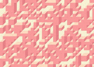 Edward Zajecs 2. Cubo 'nun 1971' deki uygulaması. Esasen 8 taştan oluşan bir Truchet fayans seti ve yerleştirme sanatı illüstrasyonu için kurallar.