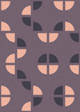 Soyut Geometrik Desen üretken hesaplama sanatı çizimi