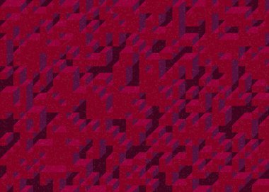 Edward Zajecs 2. Cubo 'nun 1971' deki uygulaması. Esasen 8 taştan oluşan bir Truchet fayans seti ve yerleştirme sanatı illüstrasyonu için kurallar.