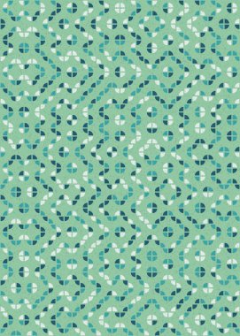 Soyut Geometrik Desen üretken hesaplama sanatı çizimi