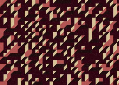 Edward Zajecs 2. Cubo 'nun 1971' deki uygulaması. Esasen 8 taştan oluşan bir Truchet fayans seti ve yerleştirme sanatı illüstrasyonu için kurallar.