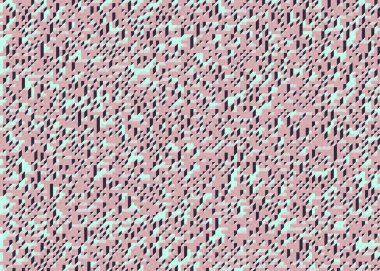 Edward Zajecs 2. Cubo 'nun 1971' deki uygulaması. Esasen 8 taştan oluşan bir Truchet fayans seti ve yerleştirme sanatı illüstrasyonu için kurallar.