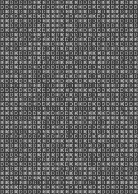 Soyut Geometrik Desen üretken hesaplama sanatı çizimi