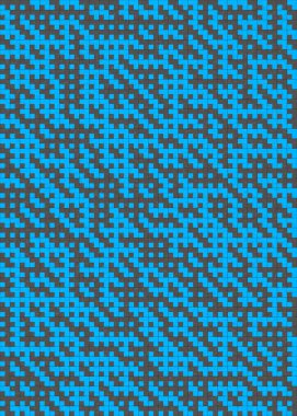 Soyut Geometrik Desen üretken hesaplama sanatı çizimi