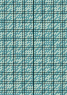 Soyut Geometrik Desen üretken hesaplama sanatı çizimi