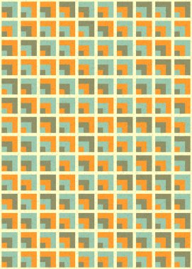 Soyut Geometrik Desen üretken hesaplama sanatı çizimi