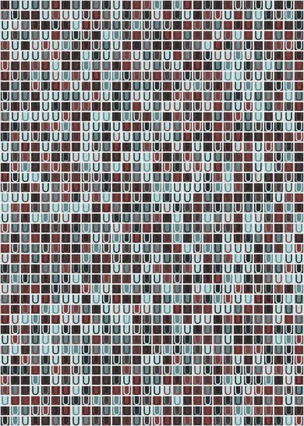 Soyut Geometrik Desen üretken hesaplama sanatı çizimi