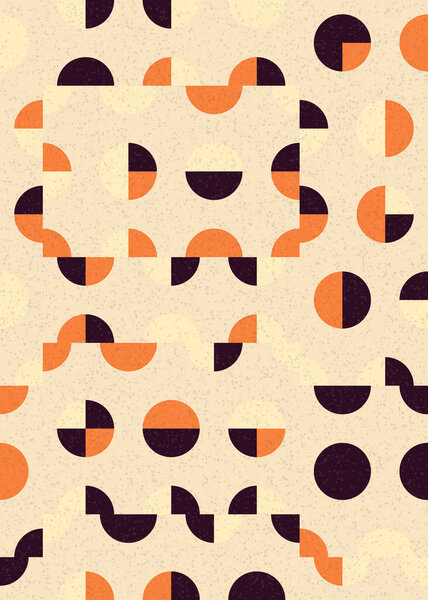 Abstract Geometric Pattern generative computational art illustration