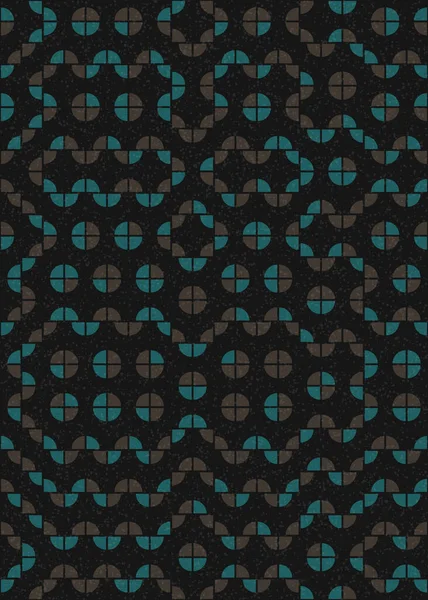 Soyut Geometrik Desen üretken hesaplama sanatı çizimi