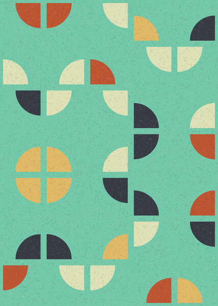 Abstract Geometric Pattern generative computational art illustration