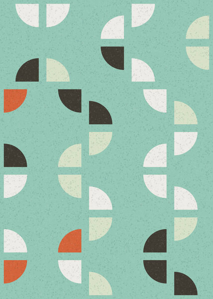 Abstract Geometric Pattern generative computational art illustration