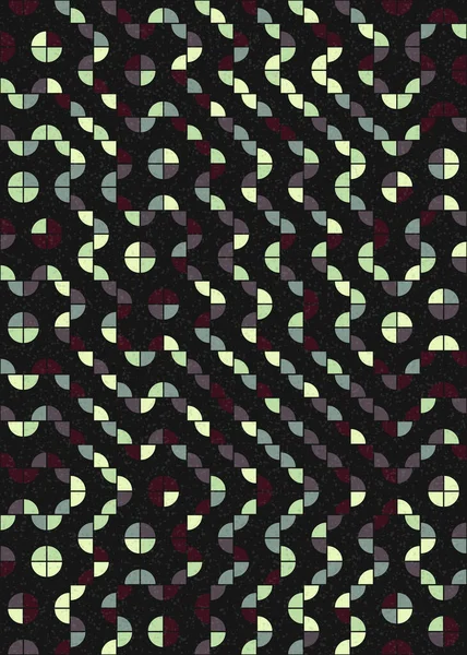 Soyut Geometrik Desen üretken hesaplama sanatı çizimi