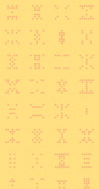 Soyut Renk Yarım Tonlama Noktaları üretken sanat arkaplanı çizimi