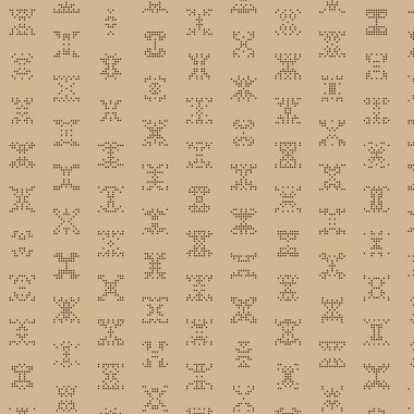 Soyut Renk Yarım Tonlama Noktaları üretken sanat arkaplanı çizimi