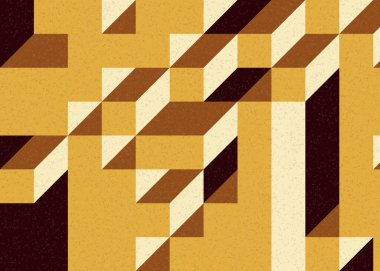 Edward Zajecs 2. Cubo 'nun 1971' deki uygulaması. Esasen 8 taştan oluşan bir Truchet fayans seti ve yerleştirme sanatı illüstrasyonu için kurallar 