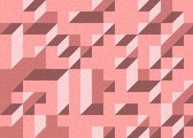 Edward Zajecs 2. Cubo 'nun 1971' deki uygulaması. Esasen 8 taştan oluşan bir Truchet fayans seti ve yerleştirme sanatı illüstrasyonu için kurallar 