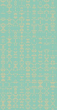 Soyut Renk Yarım Tonlama Noktaları üretken sanat arkaplanı çizimi